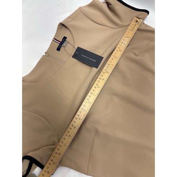 Tommy Hilfiger dresses, scuba crepe trim high neck dress size 10 packets new - Picture 7 of 8